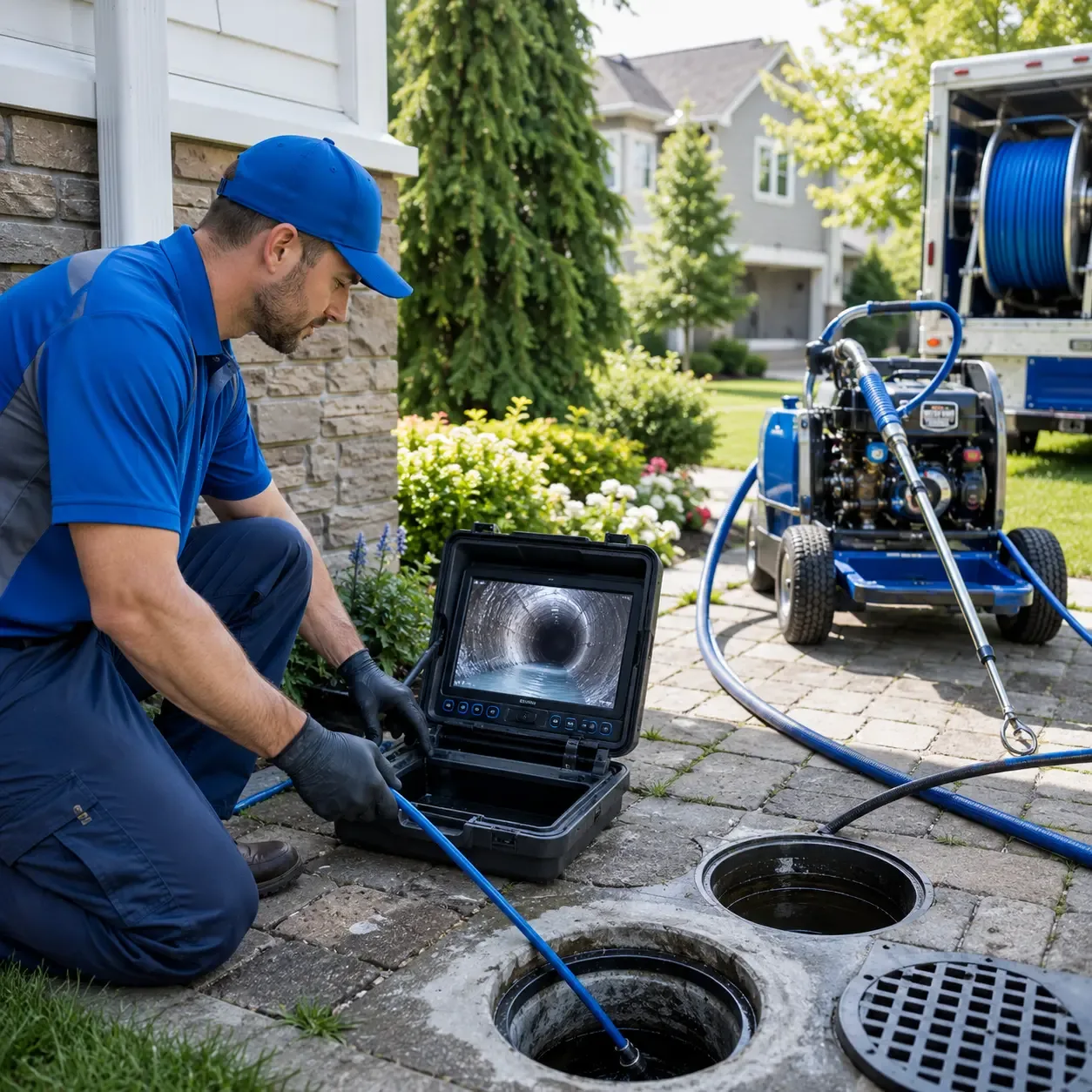Outdoor drain cleaning professionals serving Ixonia, WI