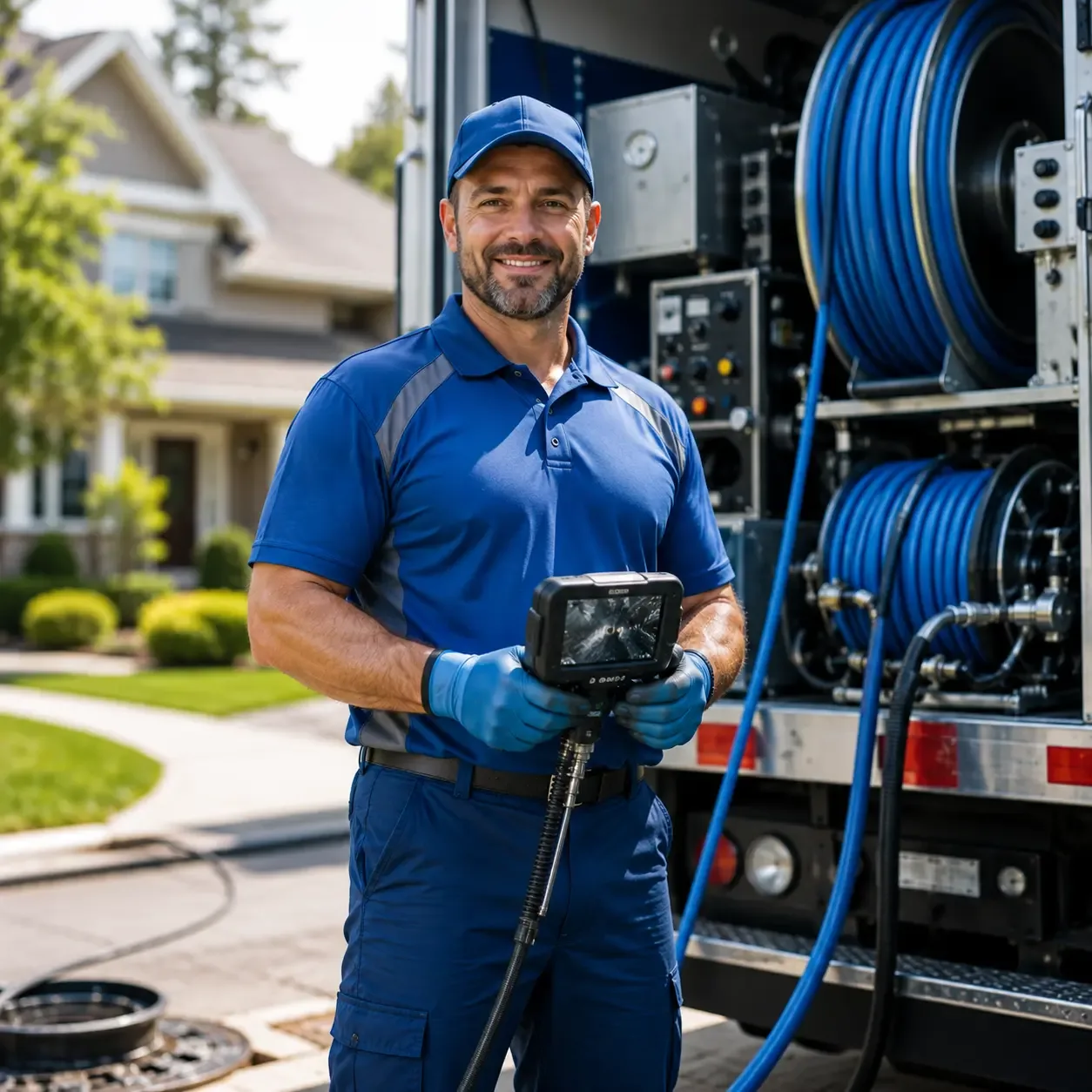 Local outdoor drain cleaning specialists in Ixonia, WI